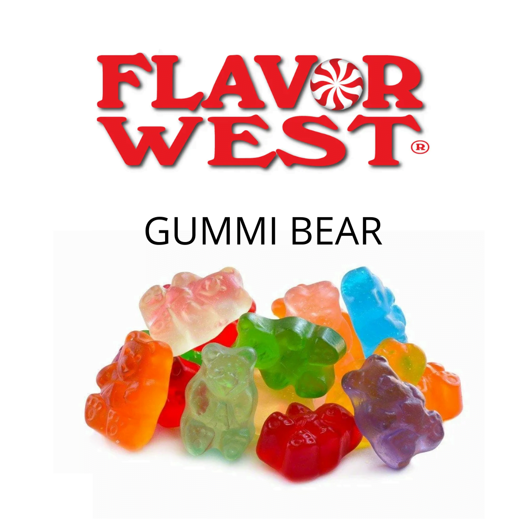 Gummi Bear (Flavor West) - пищевой ароматизатор Flavor West, вкус Мармеладные мишки купить оптом ароматизатор флаворвест Gummi Bear (Flavor West)