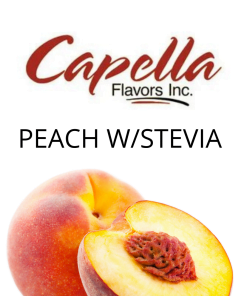 Peach w/Stevia (Capella) - пищевой ароматизатор Capella, вкус Персик купить оптом ароматизатор Капелла Peach w/Stevia (Capella)