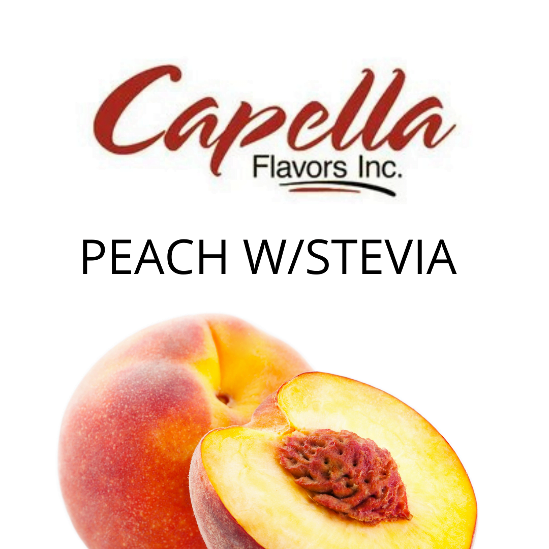 Peach w/Stevia (Capella) - пищевой ароматизатор Capella, вкус Персик купить оптом ароматизатор Капелла Peach w/Stevia (Capella)