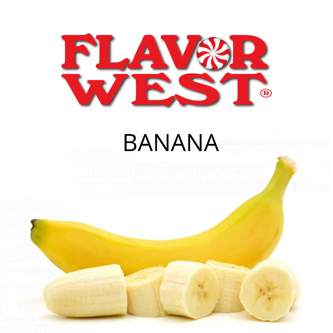 Banana (Flavor West) - пищевой ароматизатор Flavor West, вкус Банан купить оптом ароматизатор флаворвест Banana (Flavor West)