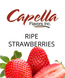 Ripe Strawberries (Capella) - пищевой ароматизатор Capella, вкус Спелая клубника купить оптом ароматизатор Капелла Ripe Strawberries (Capella)